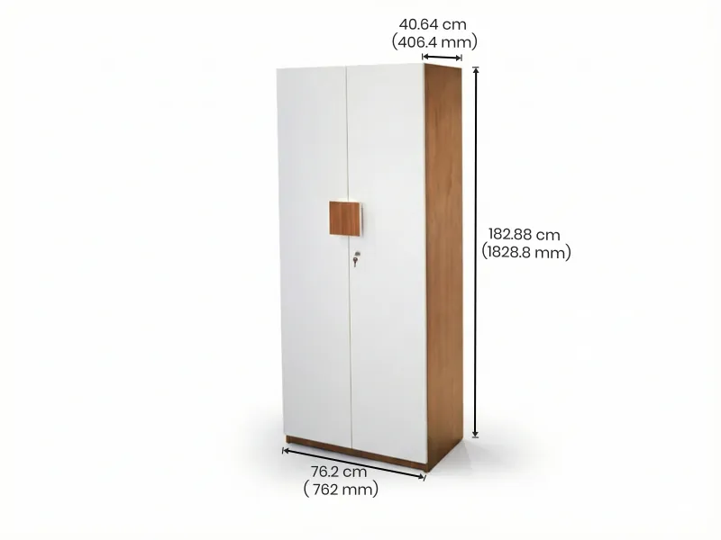 Luna Double Door Wardrobe